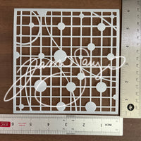 Dots Grid stencil