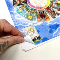 Tarot in the Houses Vinyl Casting Sticker