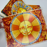 Sun themed Year Ahead Tarot Casting Vinyl Sticker