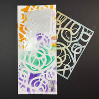 Rock Ripples stencil