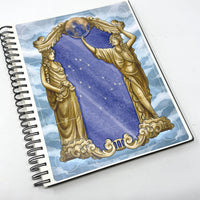 Gemini Tarot Casting Vinyl Sticker