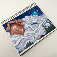 Aquarius Season Casting Vinyl Sticker