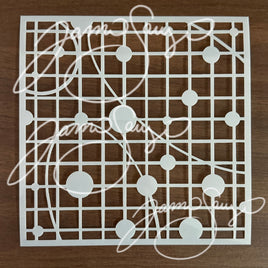 Dots Grid stencil