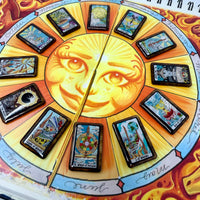 Sun themed Year Ahead Tarot Casting Vinyl Sticker