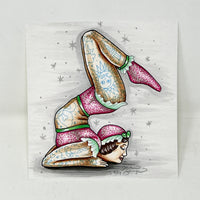 Contortionist Circus Lady Art Print
