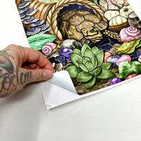 Slow Down— Turtle Tarot Casting Vinyl Sticker