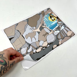 Patreon 9x12 Tarot Casting Vinyl Stickers (Your choice)