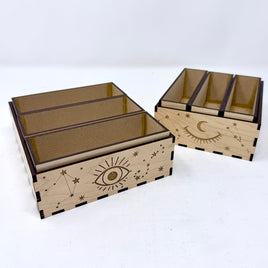 3 Deck Storage Tray - side by side - Celestial