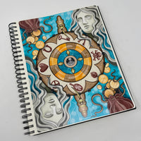 Wheel of Fortuna Tarot Casting Vinyl Sticker
