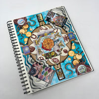 Wheel of Fortuna Tarot Casting Vinyl Sticker