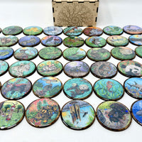 Glittery Stars Sawyer's Nature Portal Oracle Tiles