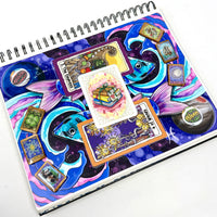 Piscean Dreams Tarot Casting Vinyl Sticker