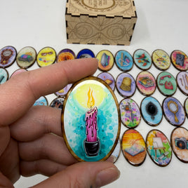 Little Influences Oracle Tiles - Oval