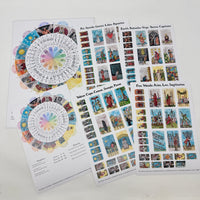 Tarot Decans Vinyl Casting Sticker Set