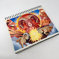 Aries Season Tarot Casting Vinyl Sticker