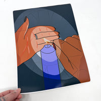 Patreon Theme Tarot Casting Vinyl Stickers (Your choice)