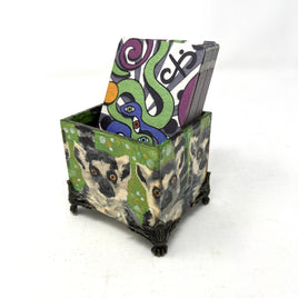 Desktop Tarot box- Lemur Familiars