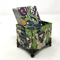 Desktop Tarot box- Lemur Familiars