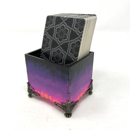 Desktop Tarot box- Purple Fade