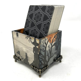Desktop Tarot box- Witch Forest Scene
