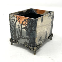 Coffret de tarot de bureau - Scène de la forêt des sorcières