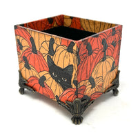 Desktop Tarot box- Pumpkin Patch Kitty
