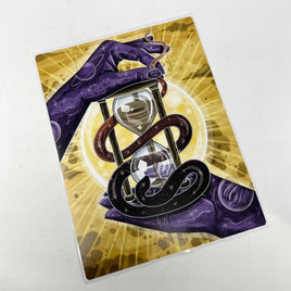 Autocollant en vinyle représentant le tirage de tarot Time Changes
