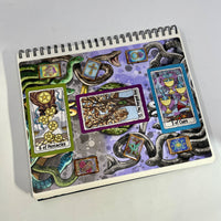 Autocollant en vinyle de tirage de tarot « Réflexion de Méduse »