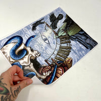 Autocollant en vinyle Shadow Tarot Casting