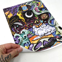 Autocollant en vinyle « Dans le casting de tarot de rêve »
