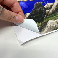Raven’s Flight Tarot Casting Vinyl Sticker