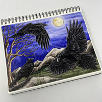 Raven’s Flight Tarot Casting Vinyl Sticker