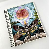 Death Moth, Overthinking Tarot Casting Vinyl Sticker