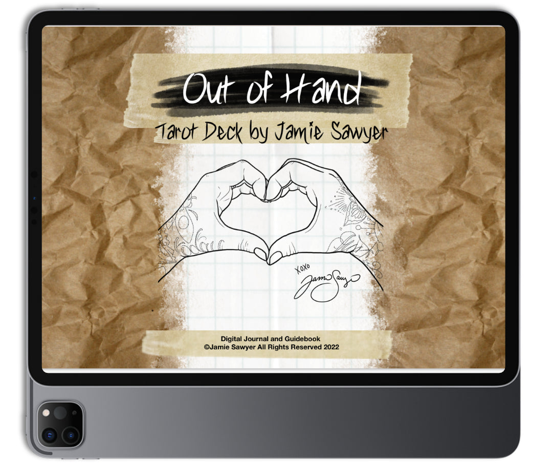 Out of Hand Tarot Interactive Digital Guidebook by Jamie Sawyer