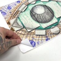 Visionary Tarot Casting Vinyl Sticker