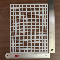 Basket Weave Stencil