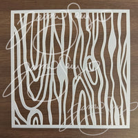 Wood grain stencil