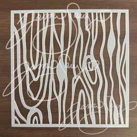 Wood grain stencil
