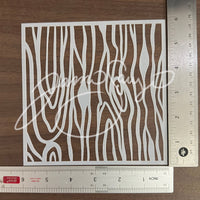 Wood grain stencil
