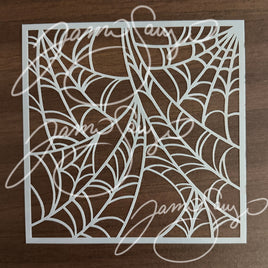 Messy Spiderweb stencil