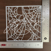 Messy Spiderweb stencil