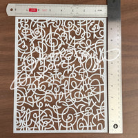 Asemic Writing Stencil