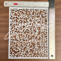 Asemic Writing Stencil 2