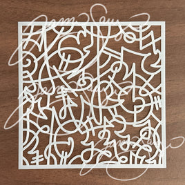 Asemic stencil