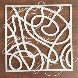 Scribbles stencil