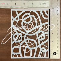 Rock Ripples stencil