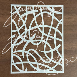 Scribble and Brush strokes stencil
