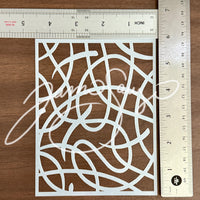 Scribble and Brush strokes stencil