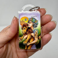 Tarot Talisman Keyring