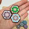 Tiny Hexagonal Radial Lenormand Tiles